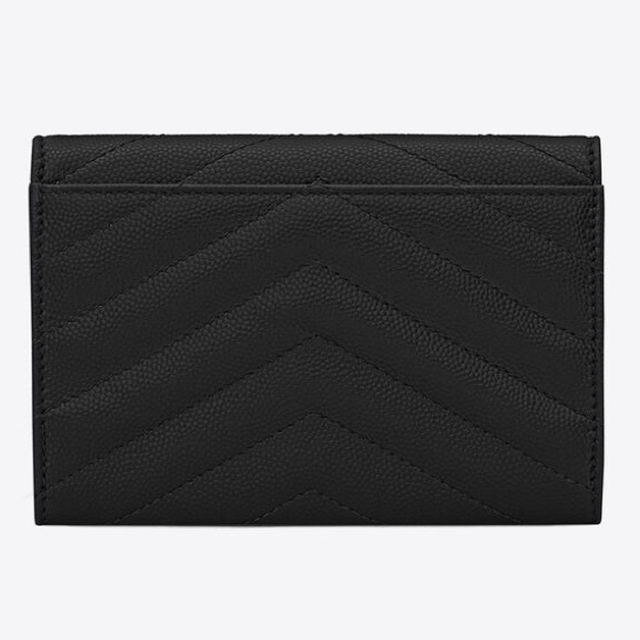 100% Authentic YSL CASSANDRE MATELASSÉ SMALLENVELOPE WALLET IN GRAIN DE POUDRE - Picture 4 of 9